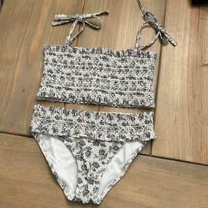 Rylee + Cru Roses girls bathing suit